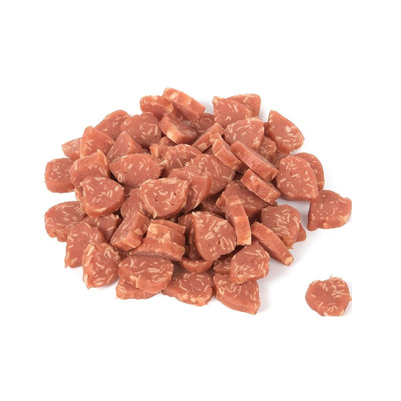 心形鸡肉鳕鱼切片