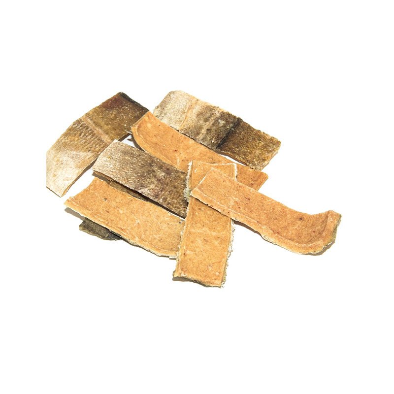 鳕鱼带皮长切条