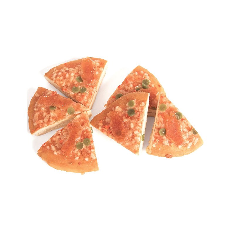鸡肉蔬菜萨拉米披萨